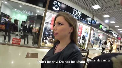 Took to a restaurant and cum in the throat in the toilet! She swallowed cum