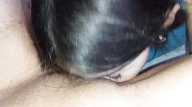 Fucked pussy with nose