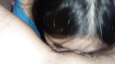 Fucked pussy with nose