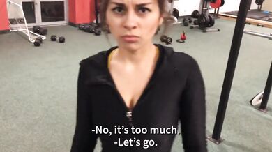 Hard work out with sexy girlfriend