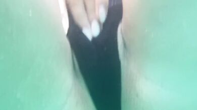 Girl sunbathing on the beach, jerking off and pissing in the sea for the first time !!!