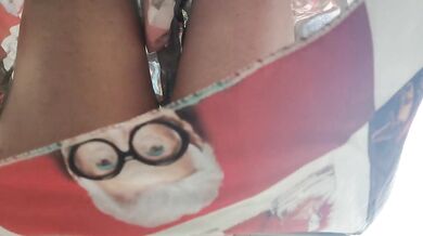 Big diaper to be filled completely with pee in a garden. Do you want to smell it with me?