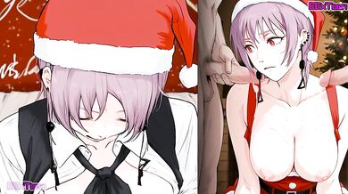 Fami - Chainsaw Man Manga - Go the Sexy Christmas Party Blow Job by eextoon