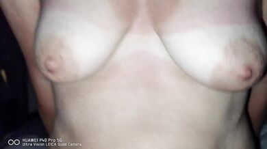 Sensual Blonde Put a Condom on EL CAPITAN cock and then rode it like a pro POV