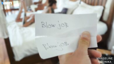 Won a blowjob on a Blowjob day _ Marseline top porn 2023