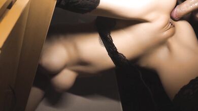 I cum inside a beauty with perfect natural tits several times because cum is the best lubricant