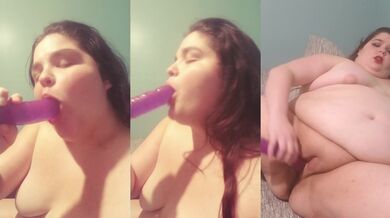 Horny BBW Double Dildo Compilation