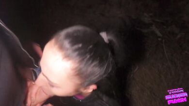 Hard Face Fuck Outdoors || Cum Swallow || Cum In Mouth