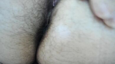 Huge pussy and hairy asshole caught up close pussy pops and pisses