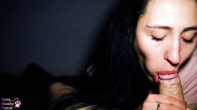 Just a Regular Blowjob Before bed with Cum Swallow 4k POV