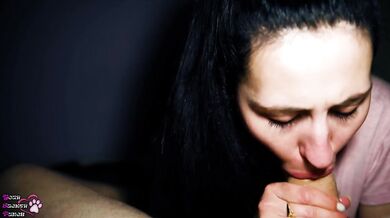 Just a Regular Blowjob Before bed with Cum Swallow 4k POV