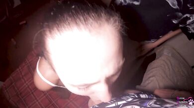 Couple Enjoys Fucking my Face and Pouring Cum on Me - POV Facefuck and Huge Facial - Cum Licking