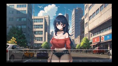 Bluring the walls [ ROMANCE Hentai Game ] Ep.2 HORNY GIRLFRIEND ripped his shirt off !