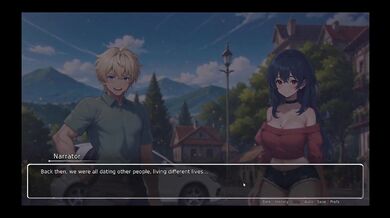 Bluring the walls [ ROMANCE Hentai Game ] Ep.2 HORNY GIRLFRIEND ripped his shirt off !