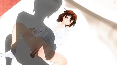 Redhead gets fucked in missionary position