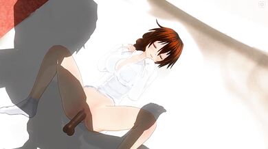 Redhead gets fucked in missionary position