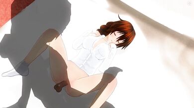 Redhead gets fucked in missionary position