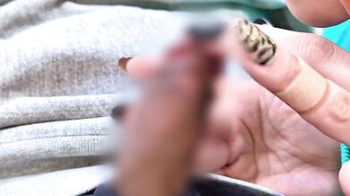 Slow Edging Blowjob: Frenulum Handjob + Tongue Licking Till Massive Cum Explosion