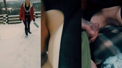Watch me get two different cumshots on my pussy in public.