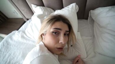 Step sister dreams of step brother's cock and has an orgasm as he cums inside