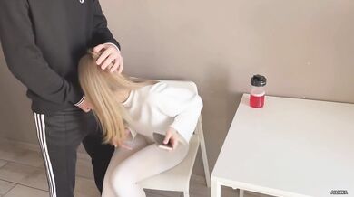Insolent Girlfriend Threw Her Legs On The Table And Was Fucked For It.