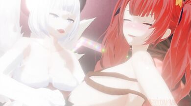 Kaga & Honolulu's Secret Christmas Gift! (Giantess Vore)