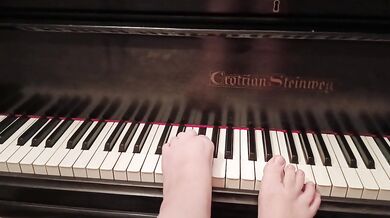 Playing the flea waltz with my tiny, pale feet