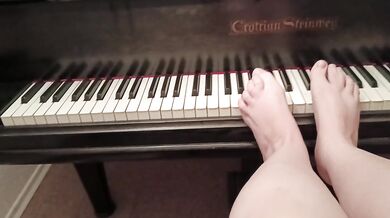 Playing the flea waltz with my tiny, pale feet