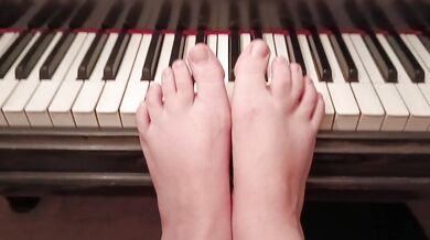 Playing the flea waltz with my tiny, pale feet