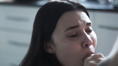 Sweet strawberry cream! Slobbery blowjob