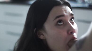 Sweet strawberry cream! Slobbery blowjob