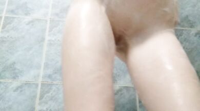 I AM SO WET Masturbating in the shower imagining our rough sex