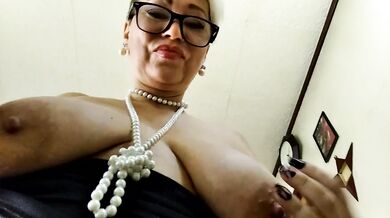 Magic boobs big nipples of my mature slutwife! And of course this whore will suck my dick!