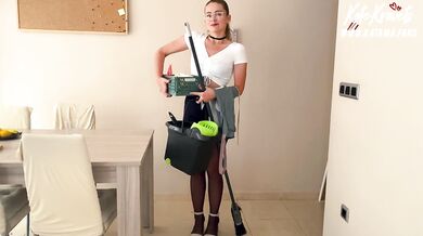 Horny Maid Cleans My Cock For Money - FULL SCENE - KateKravets
