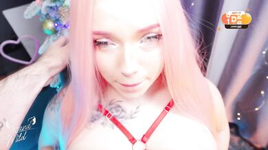 Stuck under the Christmas Tree, Pink Stepsis? OOPS… Creampie Again!
