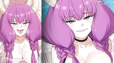 Aura from Sousou no Frieren swim blow job hentai by eggxanime