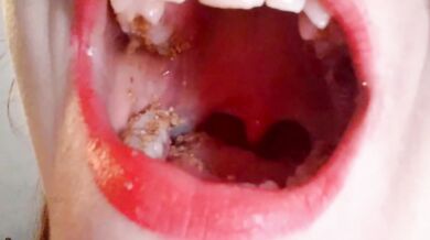 I chew you completely like a little insect I crush your bones like this sweet!