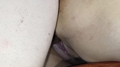 Latina with big ass gets cum sitting down