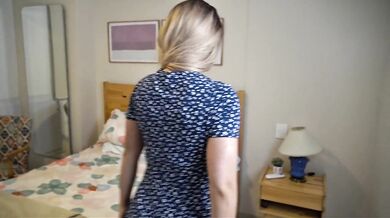 Horny friend's mom shares bed during unexpected money situation