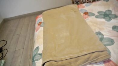 Horny friend's mom shares bed during unexpected money situation