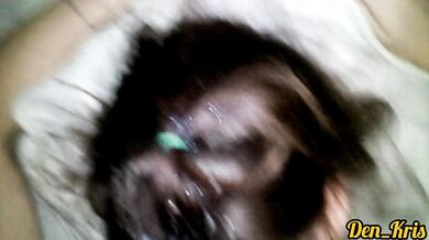 compilation my cute schoolgirl loves to bathe in warm cum many shots of cum on face and hair