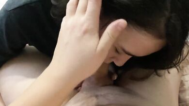 Quick sensual from stepsister with on face