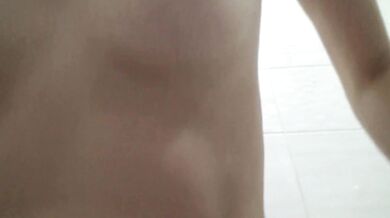 My huge dildo always makes me squirt orgasm ...