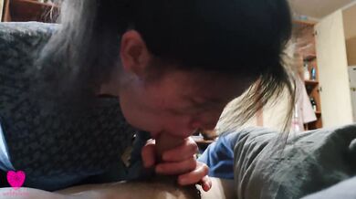 Morning gentle blowjob to stay awake and cheer up, the best sweet way to wake me up 4K
