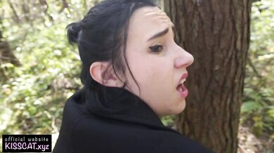 Public Agent Pickup Russian Student and Almost Cum in Pussy in Park / Kiss Cat