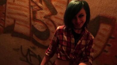  Sex with emo at in entrance.