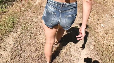 Anal sex at the lake