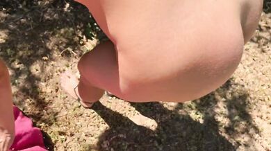 Anal sex at the lake