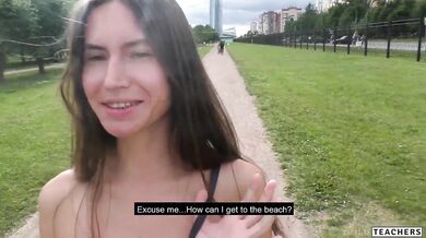 IT specialist pick up ukranian teen and cool fuck her