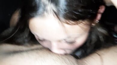 I licked her nipples and fucked her hairy pussy with my tongue so that I could cum in her mouth.
